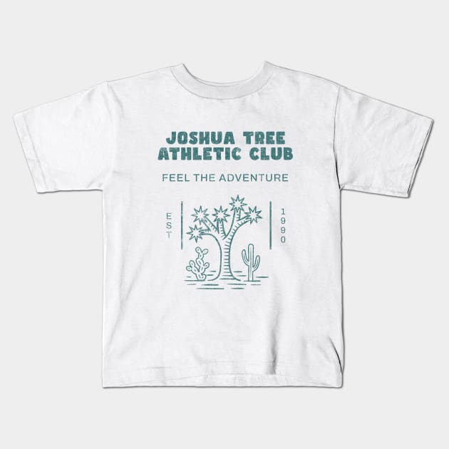 Joshua Tee Athletic Club Kids T-Shirt by KC Designs